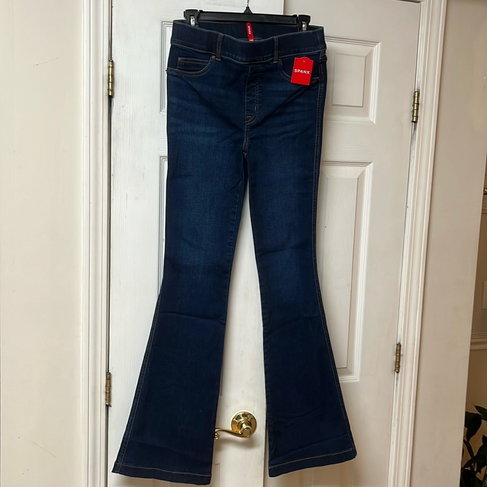 Spanx Flare Jeans- Shade Midnight- Size M